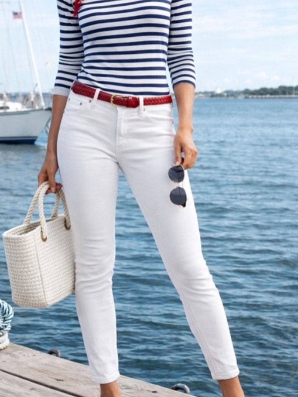 Vineyard Vines White High-Rise Skinny Jeans 98% cotton/ 2% spandex White Cap NWT